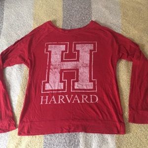 long sleeve harvard shirt